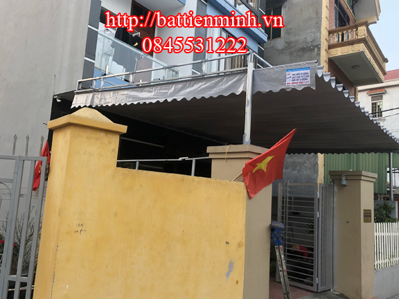 Bạt mái xếp trường mầm non tại Hạ Long